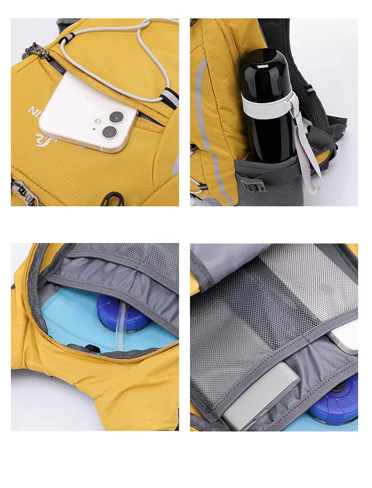 20L Travel Hiking Backpack Yellow-4