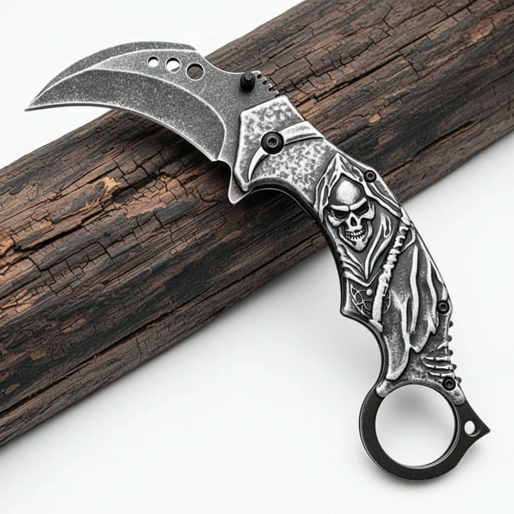 Wild Survival Folding Knife – Stainless Steel EDC Outdoor Knife-1