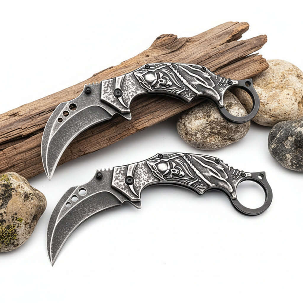 Wild Survival Folding Knife – Stainless Steel EDC Outdoor Knife-3