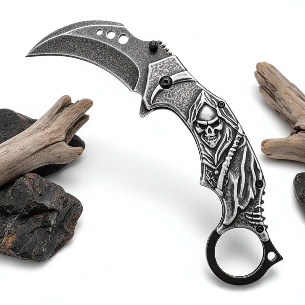 Wild Survival Folding Knife – Stainless Steel EDC Outdoor Knife-4
